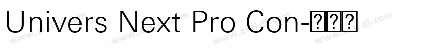 Univers Next Pro Con字体转换